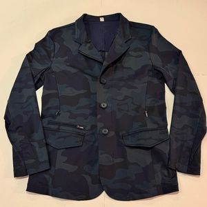 lululemon Men’s MWB (Machine Washable Blazer) / Blue Camo Print - Medium